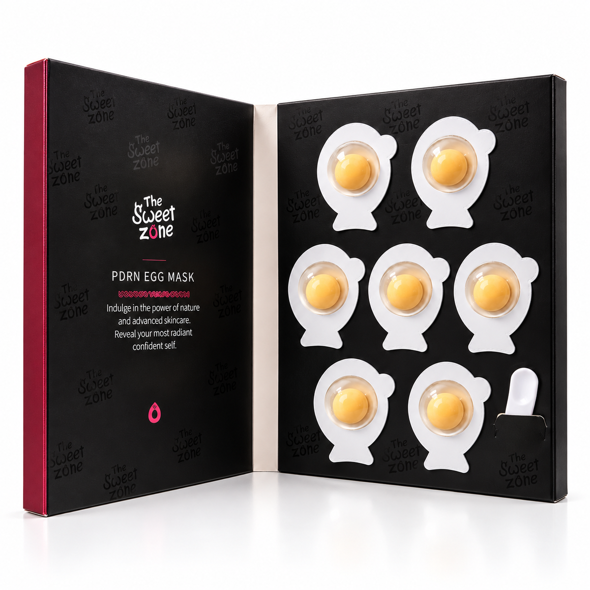 The Sweet Zone Glow Egg PDRN Skin Care Mask | 7 Capsules, 24.5 g