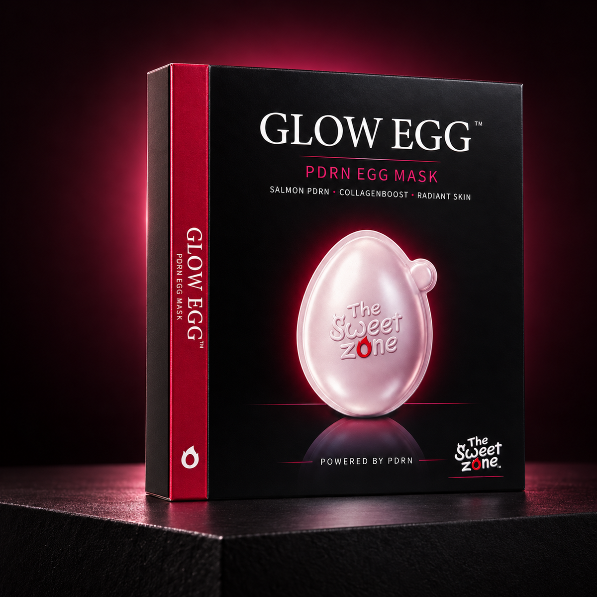 The Sweet Zone Glow Egg PDRN Skin Care Mask | 7 Capsules, 24.5 g