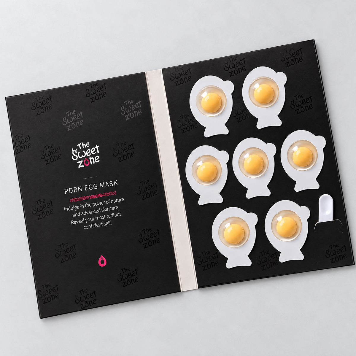 The Sweet Zone Glow Egg PDRN Skin Care Mask | 7 Capsules, 24.5 g
