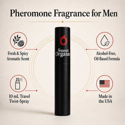 The Sweet Zone Pheromone Fragrance for Men | Travel-Size Aromatic Scent | 0.34 fl oz (10 ml)