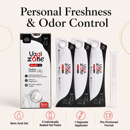 The Sweet Zone VaGiZone Feminine Care Gel | 3 Gel Packs + Applicator
