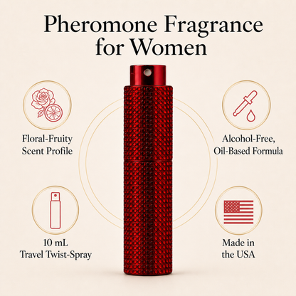 The Sweet Zone Pheromone Fragrance for Women | Travel-Size Floral Fruity Scent | 0.34 fl oz (10 ml)
