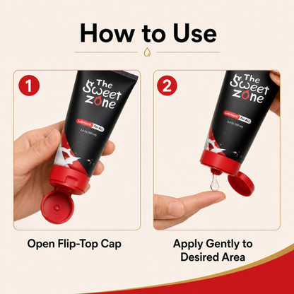 The Sweet Zone Water-Based Personal Lubricant Gel | Gentle Moisturizing Formula