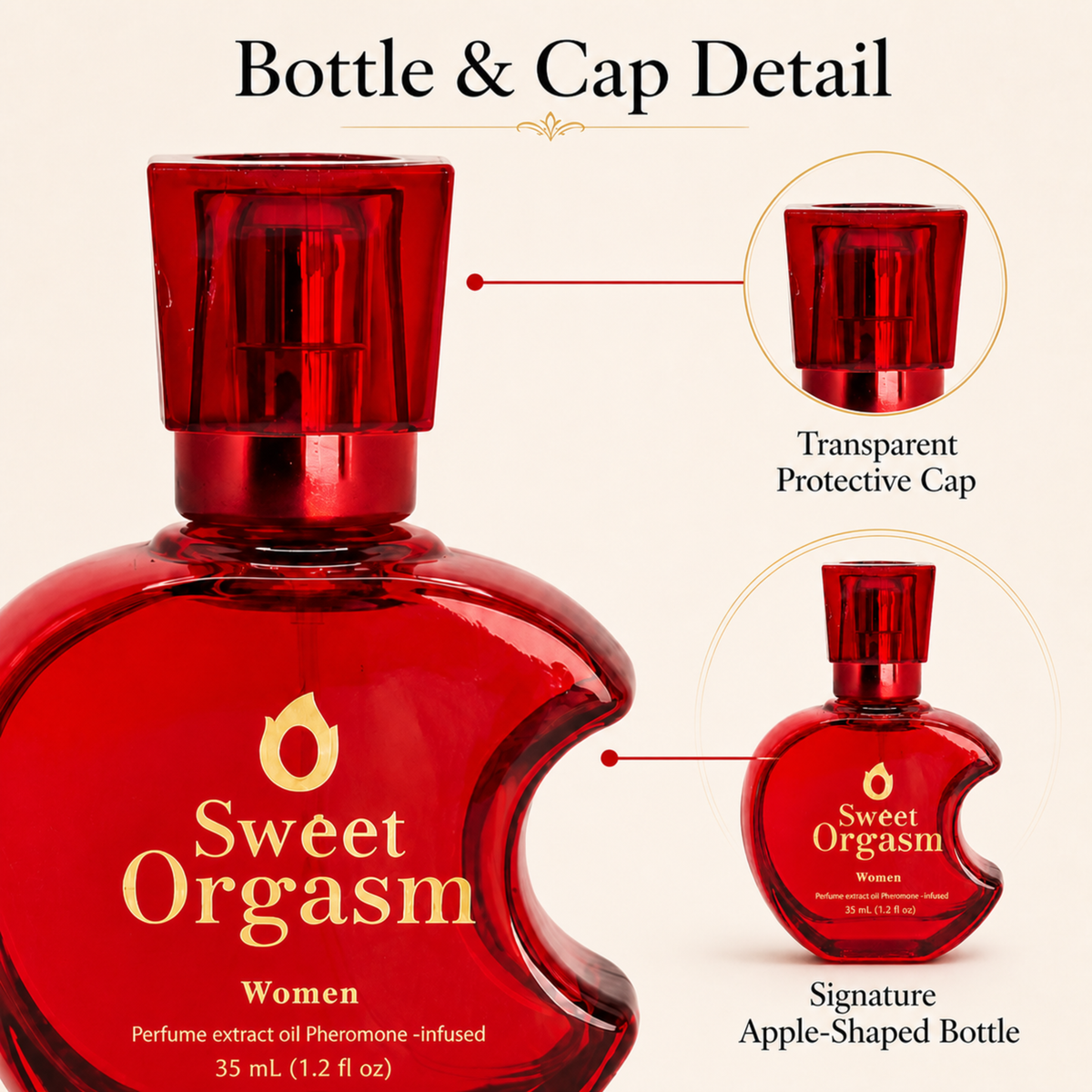 The Sweet Zone Pheromone Fragrance for Women | Full-Size Floral Fruity Scent | 1.2 fl oz (35 ml)