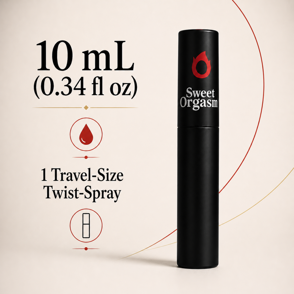 The Sweet Zone Pheromone Fragrance for Men | Travel-Size Aromatic Scent | 0.34 fl oz (10 ml)