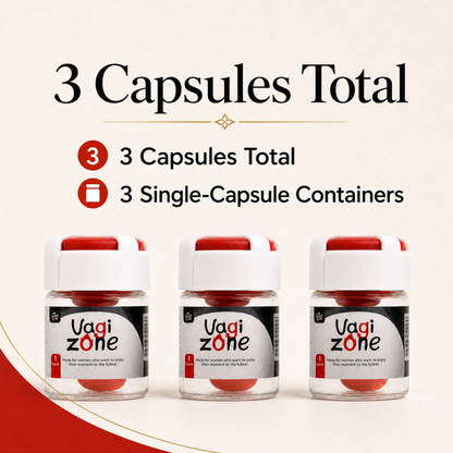 The Sweet Zone VaGiZone Warming Intimate Capsules for Women | 3 Count