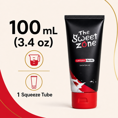 The Sweet Zone Water-Based Personal Lubricant Gel | Gentle Moisturizing Formula