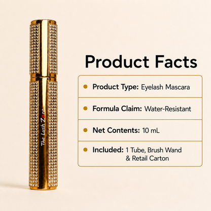 The Sweet Zone Lash Zone Eyelash Mascara | Water-Resistant Formula | 10 ml