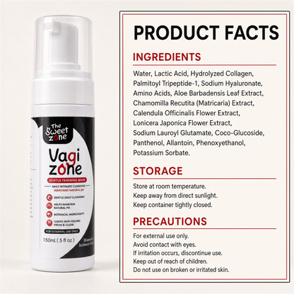 VaGiZone Gentle Feminine Wash, 150 mL