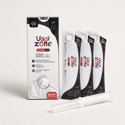 The Sweet Zone VaGiZone Feminine Care Gel | 3 Gel Packs + Applicator