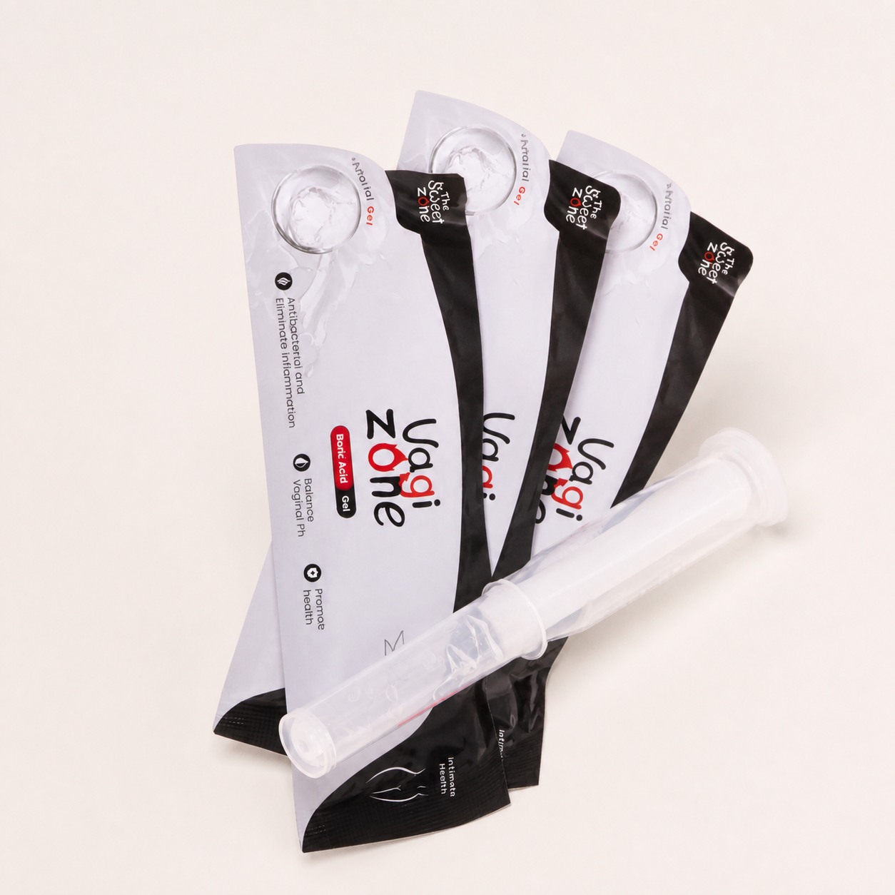 The Sweet Zone VaGiZone Feminine Care Gel | 3 Gel Packs + Applicator
