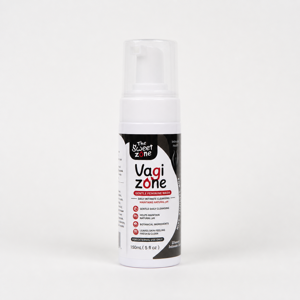VaGiZone Gentle Feminine Wash, 150 mL
